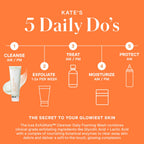 Kate Somerville ExfoliKate Cleanser – Daily Exfoliating Foaming Face Wash, Clinically Formulated Glycolic Acid and Lactic Acid Gentle Facial Scrub, 8 Fl Oz