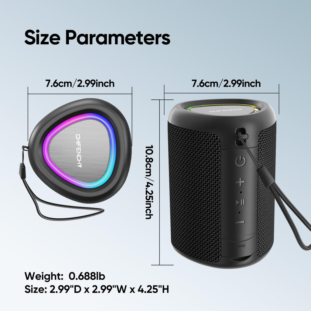 Portable Bluetooth Speaker Gift Ideas: Outdoor Travel Essentials Waterproof