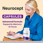 (3 Pack) Neurocept Brain Supplement Capsules - Official Neuro cept Brain & Memory Focus Support Advanced Formula, Neurocept Pills Daily Support for Overall Health & Wellness, 180 Capsules for 3 Months