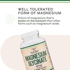 Magnesium Glycinate 400mg | 180 Capsules | Sleep, Muscle, & Heart Support | Vegan, Third Party Tested, Gluten Free, Non-GMO, by Double Wood Supplements
