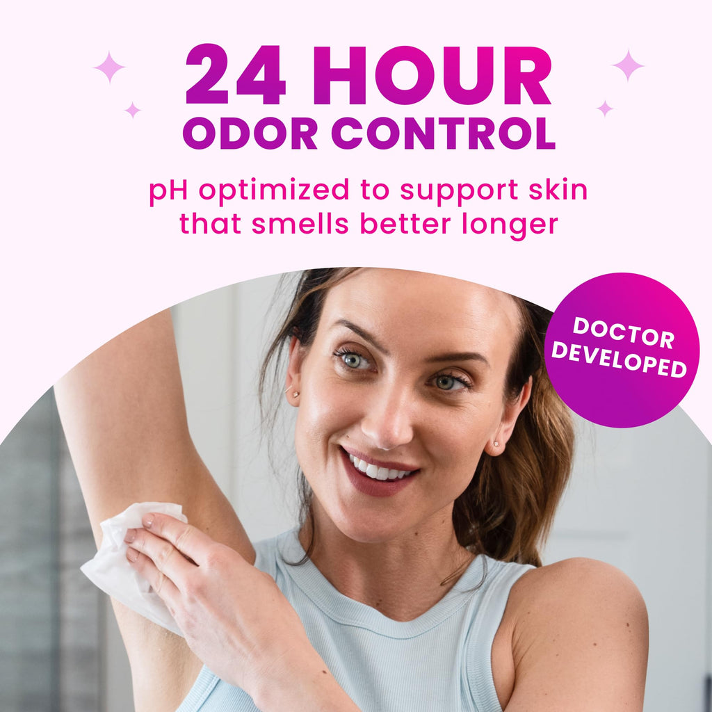 Lume Acidified Deodorant Wipes - 24 Hour Odor Control - Aluminum Free, Baking Soda Free, Skin Loving - 45 Count (Pack of 3) (Cool Cucumber)