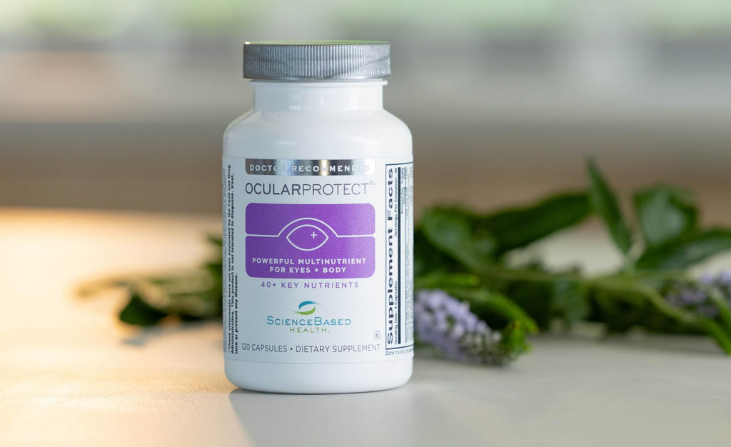 ScienceBased Health OcularProtect – Daily Multivitamin with Advanced Eye Health Support – 40+ Key Nutrients with Lutein, Zeaxanthin, Turmeric & Quercetin – Immune & Antioxidant Support