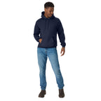 Hanes mens Pullover Ecosmart Hooded athletic sweatshirts, Navy, X-Large US