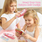 kidzkube Hair Gem Stamper Kit, Birthday Toys for Girls Ages 3-12