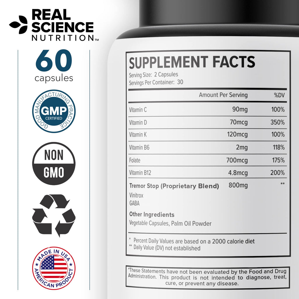 Real Science Periph-Artery – Vascular Supplement for Blood Circulation & Vascular Strength Support – with Vinitrox & GABA for Muscle Relaxation & Limb Fluidity – Made in USA, 60 Capsules