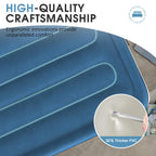 DIVON Twin Air Mattress with Built in Pump Raised,18”Single Inflatable Mattress in 2 Mins,Foldable Blow Up Mattress,Portable Twin Size Air Mattress for Camping,Travel&Floor,Air Bed for Adults,330lbs