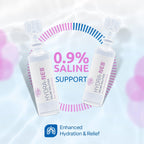 Hydra-Neb 0.9% Saline Solution for Nasal Irrigation & Moisturizing of The Airways - Sodium Chloride Nose Cleanse Adults and All Ages (125 ml)