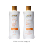 RAW SUGAR Coconut Mango Glow Gentle & Hydrating Body Wash, 20 Fl Oz (Pack of 3), Moisturizing & Brightening Bath & Shower Gel, Vegan, Formulated without SLS/SLES & Parabens
