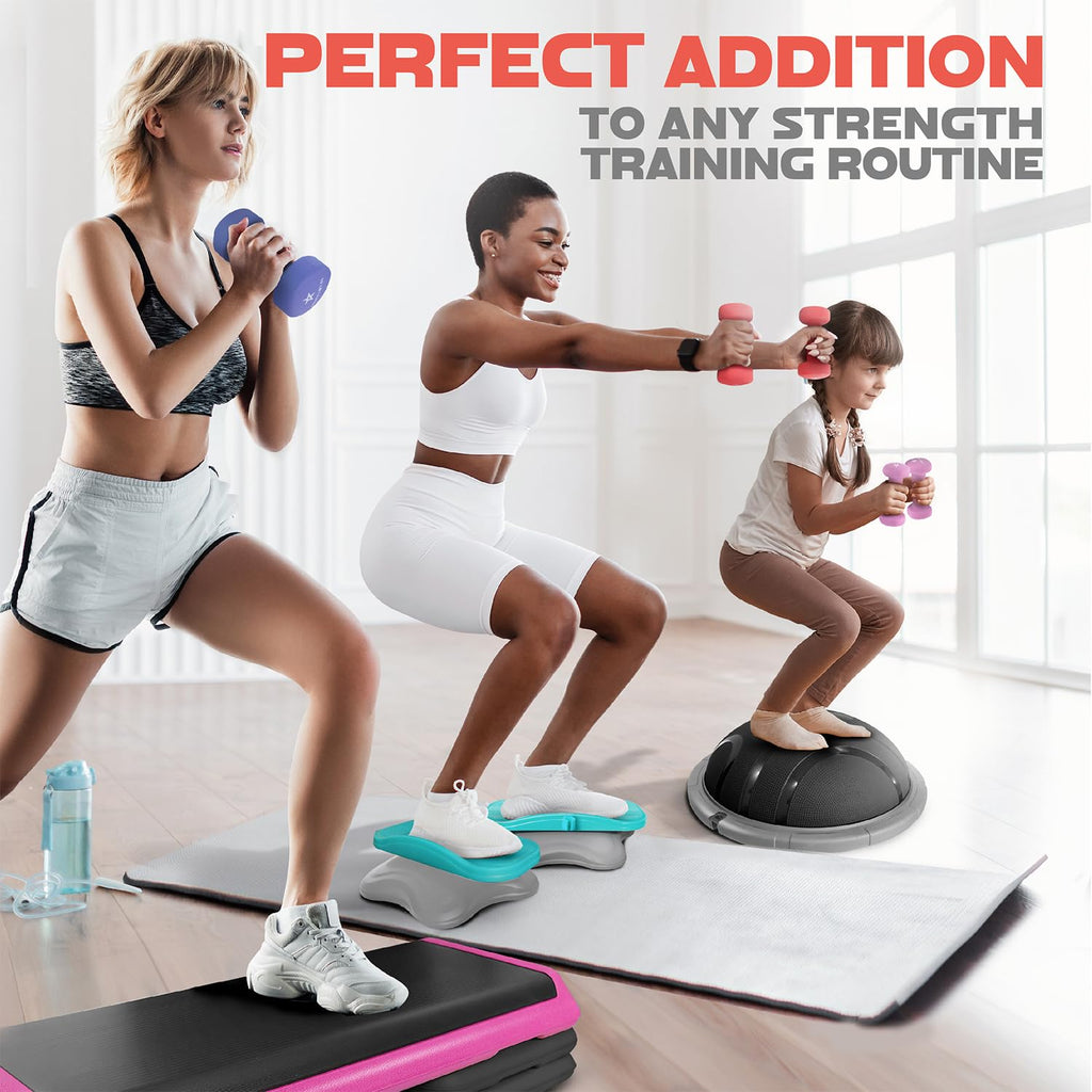 Yes4All 9 lbs Dumbbells Neoprene with Non Slip Grip ��� Great for Total Body Workout ��� Total Weight: 18 lbs (Set of 2)