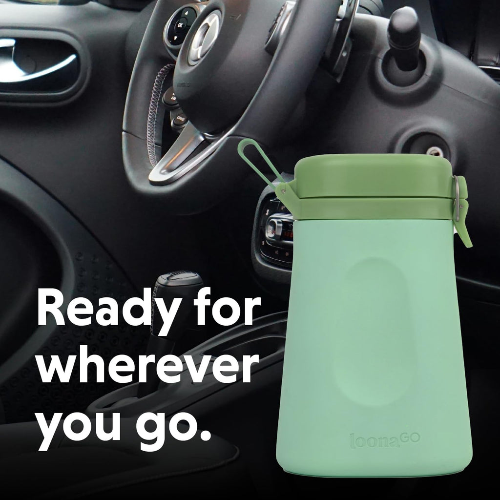 LoonaGo Female Urinal – Portable, Odor-Blocking, Leakproof Pee Bottle – Discreet Bedside & Travel Toilet for Women - Road Trips, Camping and Post Surgery – FSA/HSA Eligible (Blue)