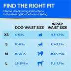 HONEY CARE All-Absorb A27 Male Dog Wrap, 50 Count, Extra Small