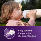 Philips Avent Natural Baby Bottles, Fast Flow, 11 oz, BPA-Free, 4-Pack
