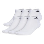 adidas Men's Athletic Cushioned Low Cut Ankle Socks 6 Pairs