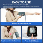 Arm Blood Pressure Monitor,maguja Blood Pressure Machine,BP Monitor Automatic Upper Arm Digital with Blood Pressure Cuff for Home Use