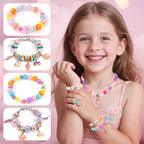 BLmukce Friendship Making Kit for Girls, DIY Jewelry Bead Bracelet Making Kit for Kids 8-12 Year Old, Charm Necklace Craft Kits, Christmas Birthday Gifts for Girl Age 7 8 9 10 11 12 Art Craft Supplies
