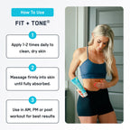SteelFit Firming Body Lotion - Contouring & Skin Tightening Cream for Body - Firm & Tone Cellulite Remover for Legs Belly & Saggy Skin - Nourishing & Soothing with Shea & Cocoa Butter - Milk & Honey