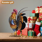 Mloarts Metal Rooster Garden Statue