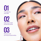 Hismile V34 Whitening Strips, Teeth Whitening Strips, Purple Tooth Whitening, Purple Whitening Strips, Tooth Stain Treatment, Combining Whitening and Colour Correction