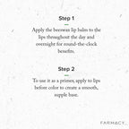 Farmacy Beeswax Lip Balm - Honey Butter Moisturizing Lip Care Enriched with Cupuaçu & Cocoa Butters, Proprietary Honey Blend and Vitamin E to Nourish, Soften & Heal (3.4g)