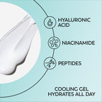 Olay Hyaluronic + Peptide 24 Gel Eye Cream, Fragrance-Free, 0.5oz (15 mL)