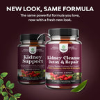 Advanced Kidney Support Supplement - Kidney Cleanse Detox & Repair Cranberry Extract Capsules with Uva Ursi, Stinging Nettle & Astragalus for Kidney health - Urinary Tract Health - 60 Caps