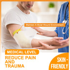 Carbou Medical Xeroform Petrolatum Dressing 5"x9", 25 Individual Pack, Non-Adherent Gauze Pads, Soft Fine Mesh Gauze Patch for Wound Care, Burns, Lacerations, Skin Grafts & Surgical Incisions