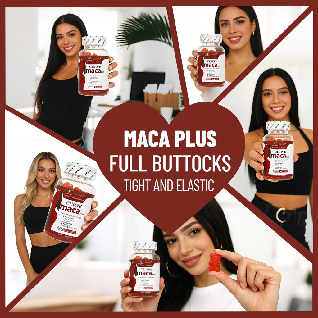 Wins Town Maca Plus Gummies, Glute Boost for Women, 60 Ct