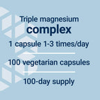 Life Extension Magnesium Caps, 500 mg, Magnesium Succinate, Heart Health, Healthy Bones, Metabolism Support - Pack of Two - 2 x 100 Vegetarian Capsules