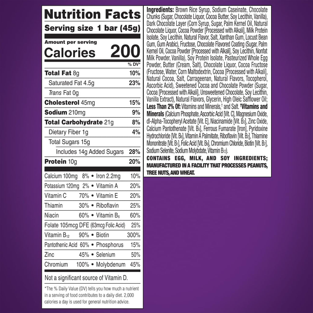 ZonePerfect Protein Bars, 16 vitamins & minerals, 10g protein, Nutritious Snack Bar, Brownie Batter Cookie Dough, 10 Count