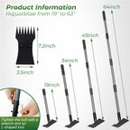 Walensee 2-in-1 Weed Puller Tool and Garden Hoe, Long Handle Weed Rake