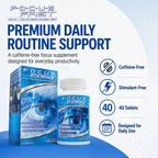 Focus Fast Brain Supplement - Improve Working Memory, Enhance Focus, Boost Cognition in as Little as 1 Hour, Caffeine/Stimulant Free Nootropic