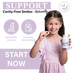 Living Well Kids Calcium & Tooth Support – Chewable Bone Health Vitamins with D3 + K2, Magnesium & Zinc – Strong Teeth & Enamel Defense – Berry Flavor – Fluoride-Free, Non-GMO