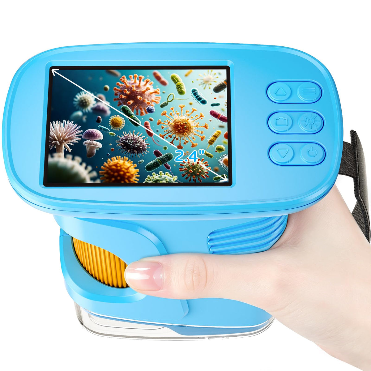 1000X Handheld Microscope for Kids, 4K Digital Kids Microscope Science Kits