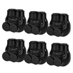 RVBOATPAT 2 Port Insulated Connector Multi Tap Connector 2-14 AWG Aluminum to Copper Wire Connectors Single-Sided Entry Slotted Allen Hex - 6 Pack