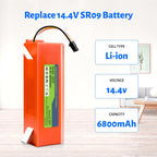 TQTHL Battery for Xiaomi Roborock S5, S5 Max, S50, S6, S6 MaxV, S7, Q7 Max V Ultra Pure, Q5 Q5 Max Q5 Pro, Brr-2p4s-5200s, Mijia 1st and 2nd Generation Robot Hoover（Not for Roborock Qrevo ）