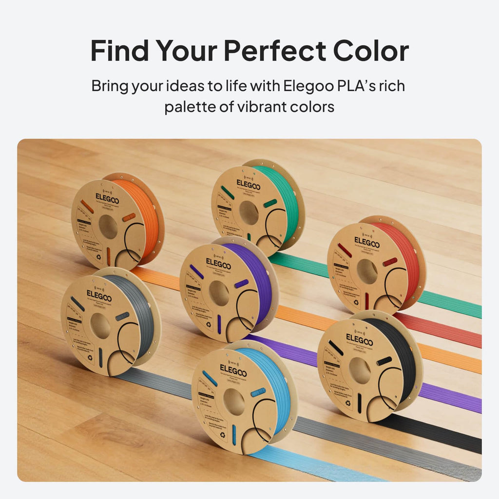 ELEGOO RFID PLA Filament 1.75mm Sea Green 1KG, Auto Identification 3D Printer Filament Compatible with Canvas, Dimensional Accuracy +/-0.02mm, 1kg(2.2lbs) Spool for Most 3D Printers