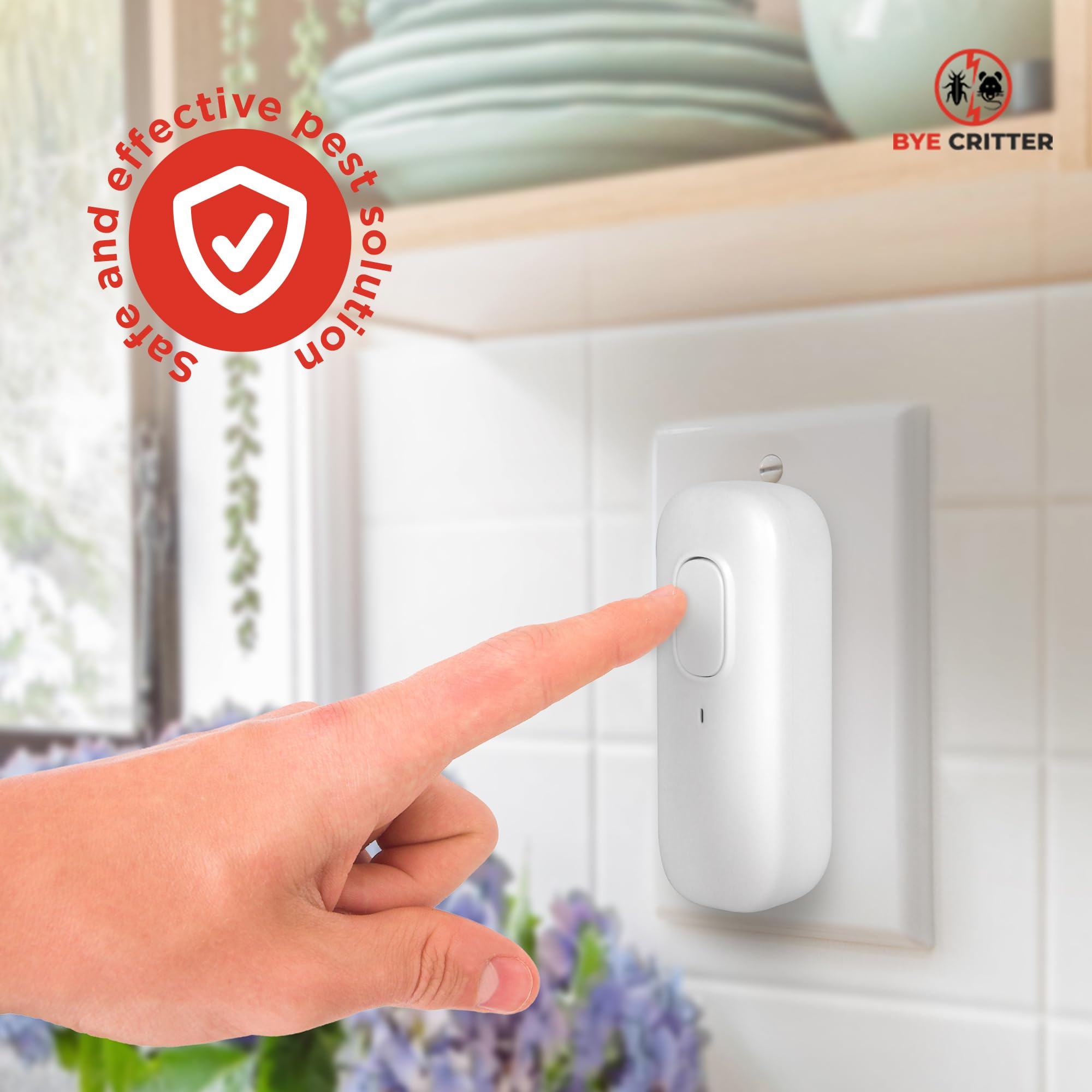 Bye Critter, Bye Critter Ultrasonic Repellent for Mice, Bye Critter Ultrasonic Pest Repeller, Bye Critter Ultrasonic