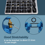 KEZE 1008 Pcs SAE O Ring Kit,32 Sizes USA Standard Nitrile 70A Rubber Seals Inch O Rings Set with 4 Pieces O Rings Remover Tools for Faucet Automotive Hydraulic Plumbing AS568:006-226