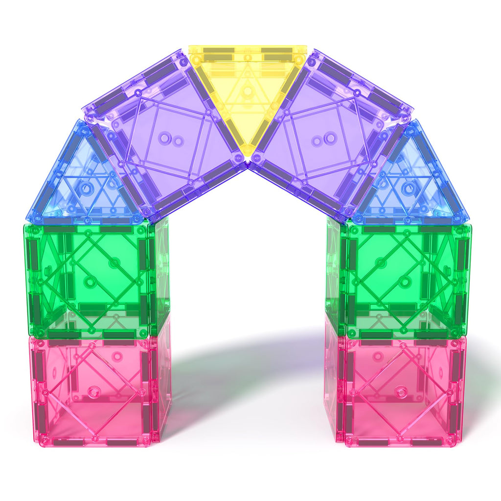 Soyee Magnetic Tiles Toddler Toys Games Sensory Toys for Toddlers 3-4 Magnetic Blocks for Kids Age 3-5 4-8 Outdoor Toddler Activities Preschool Building Learning Toys