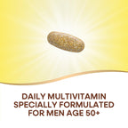 Nature's Way Alive! Men’s 50+ Daily Ultra Multivitamin, High Potency Formula, Supports Healthy Brain, Eyes & Heart*, with Methylated B12, Gluten-Free, 60 Tablets (Packaging May Vary)
