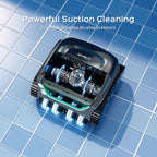WYBOT (2026 New) C2 Vision AI Camera Robotic Pool Cleaner, Ultra-Fine Filter System Pool Robot, Powerful Suction, Wall Climbing, Waterline Cleaning, Gray Green