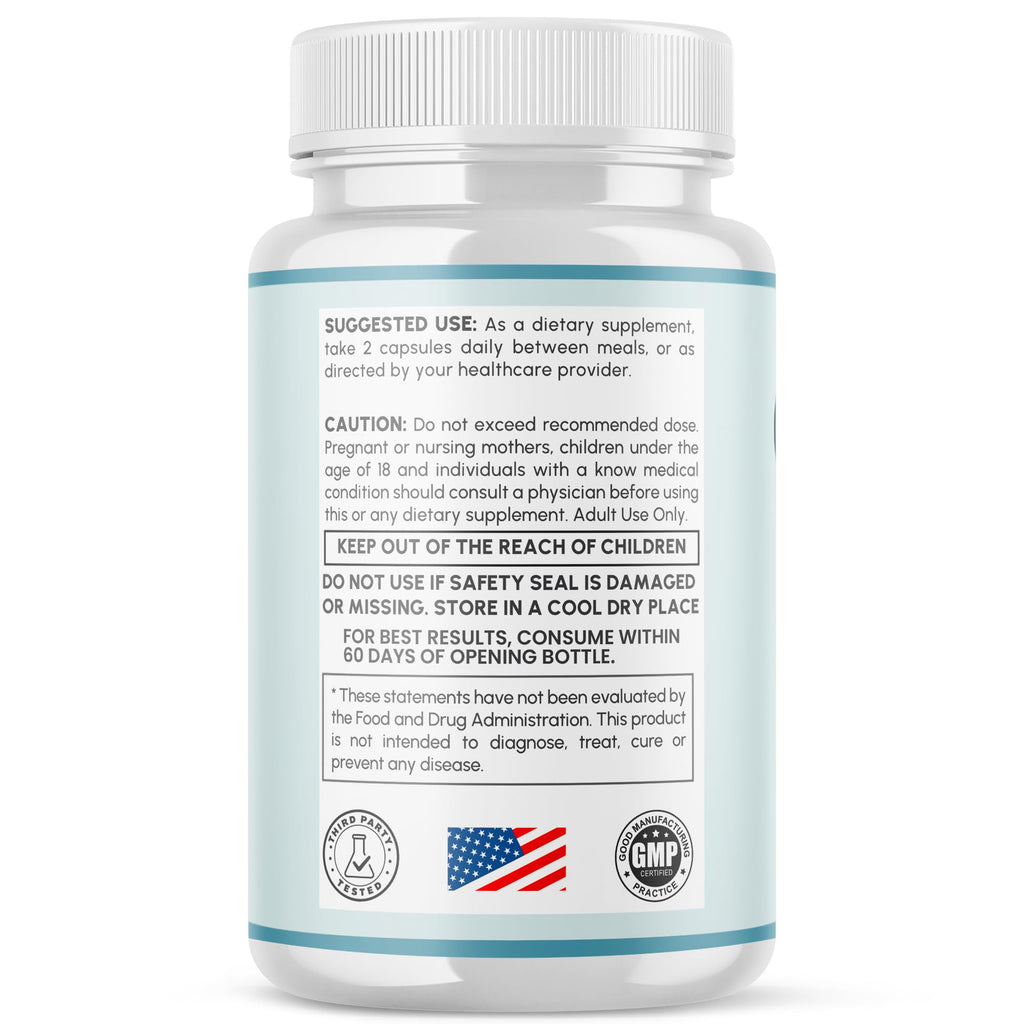 Glucovex Capsules, Official Glucovex Pills with All Natural Ingredients, Advanced Glucovox Overall Health and Wellness Vitamin Support Supplement with Max Strength Multivitamins Support (60 Capsules)