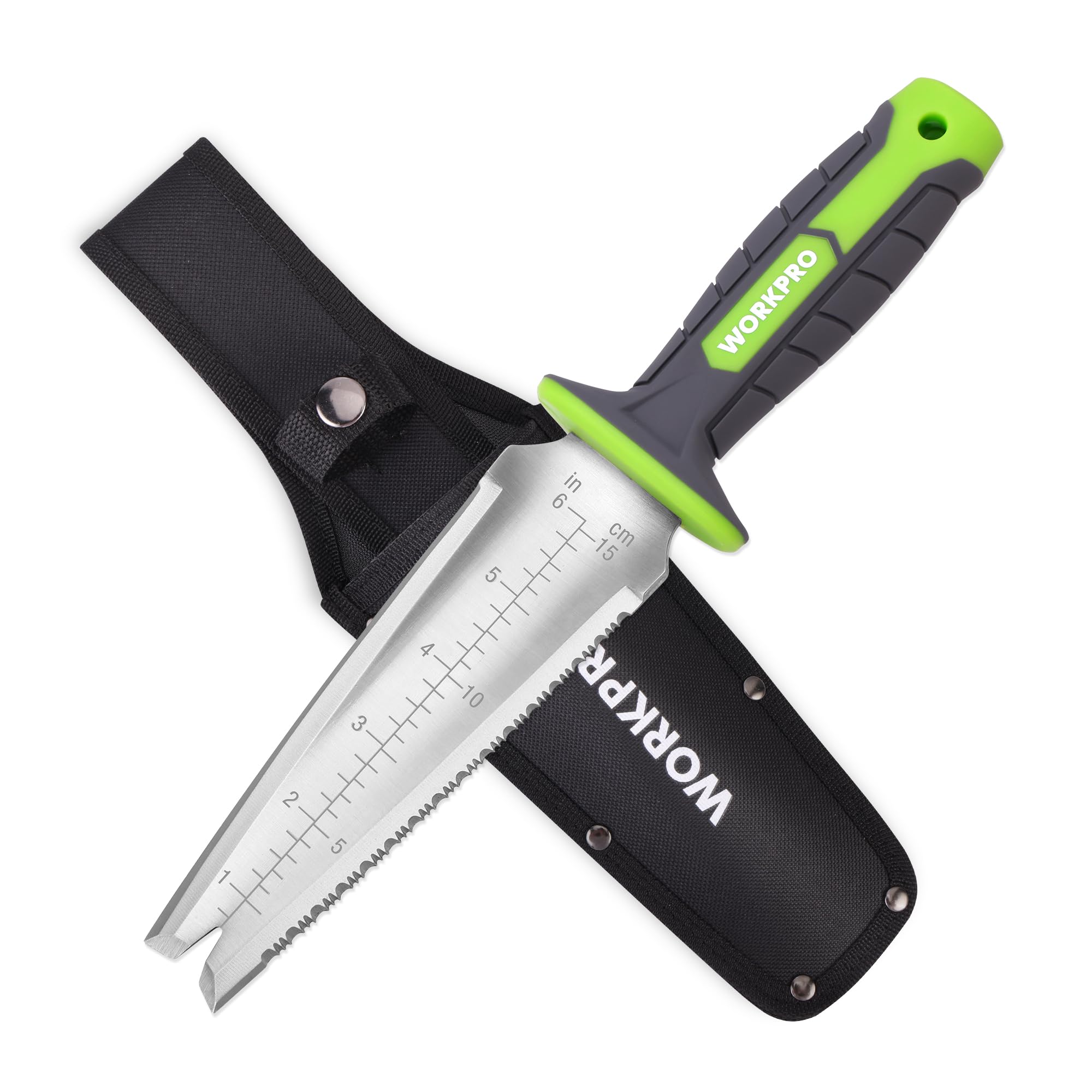 WORKPRO Hori Hori Garden Knife, Garden Tools with Oxford Sheath