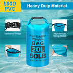 50LB Heavy Duty Pool Ladder Weights for Above Ground Pools, 20L Universal Pool Step Weights, 500D VPC Waterproof Pool Stair Weights, Easy Fill Sand Bags for Pool Steps, Foldable, Leak-Proof, 2PCS