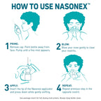 Nasonex 24HR Allergy Nasal Spray, Non-Drowsy, Scent-Free Mist, Allergy Symptoms + Nasal Congestion, Full Prescription Strength, 120 Sprays, 2 Pack