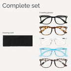 CCVOO Reading Glasses for Women/Men, Eyeglasses, Blue Light Readers for Women/Men, Computer Eye Glasses, Cheaters