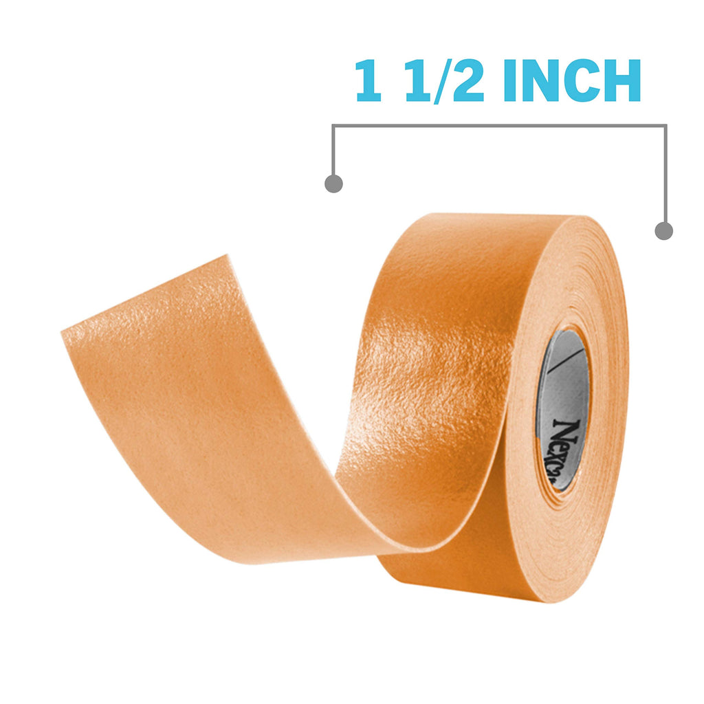 Nexcare Absolute Waterproof Tape, Flexible Foam Medical Tape, Secures Dressing and Keeps Wounds Dry - 1.5 in x 5 yds, 1 Roll of Tape