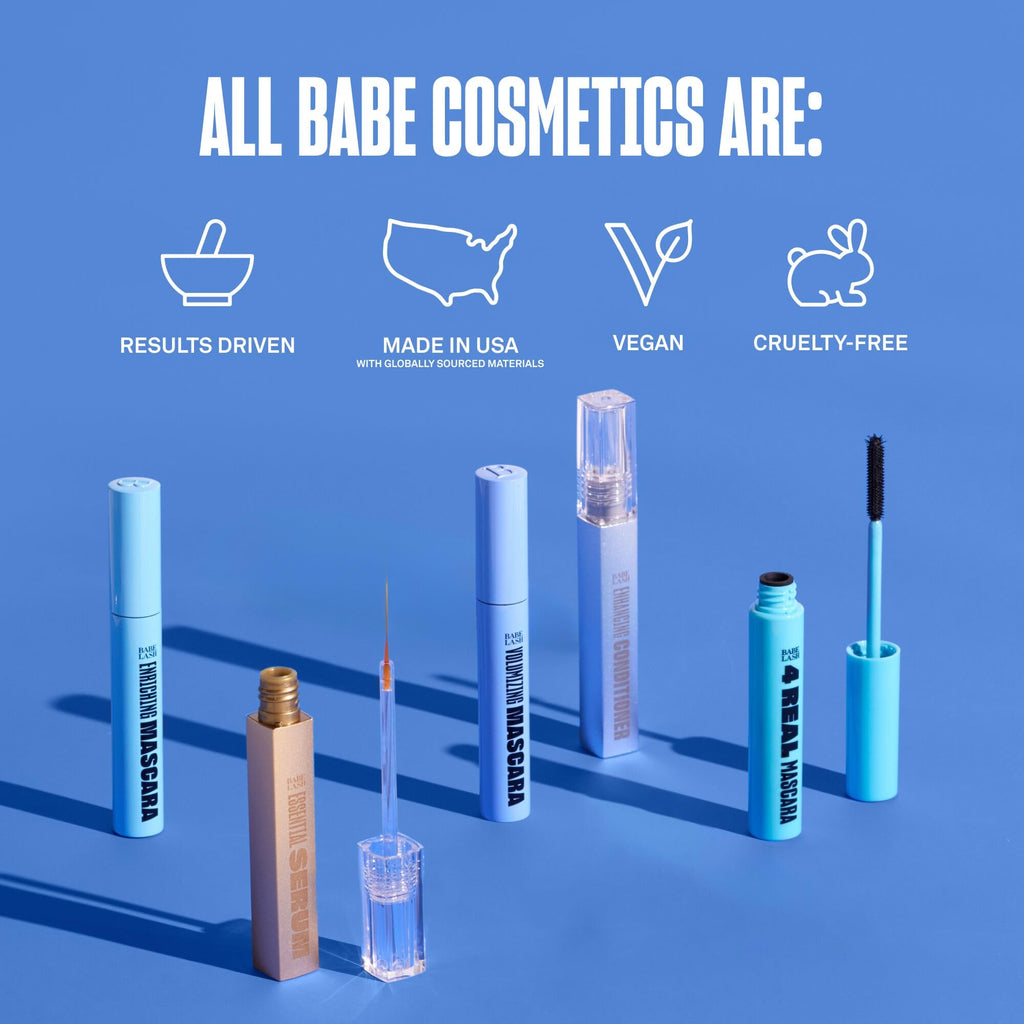 Babe Original Essential Lash Serum for Visibly Longer-Looking Lashes, 2mL