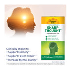 Country Life Sharp Thought - Memory & Cognitive Support Supplement – Sharp-PS Gold Phosphatidylserine + DHA – Promotes Mental Clarity & Faster Recall – Gluten-Free, 60 Capsules