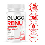 Gluco Renu Capsules - Official Gluco Renu, GlucoRenu Supplement, Natural Support GlucoRenu, Gluco Renu Premium Formula, 30 Capsules for 1 Month